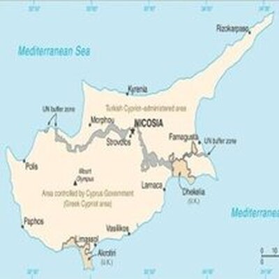 Map of Cyprus
