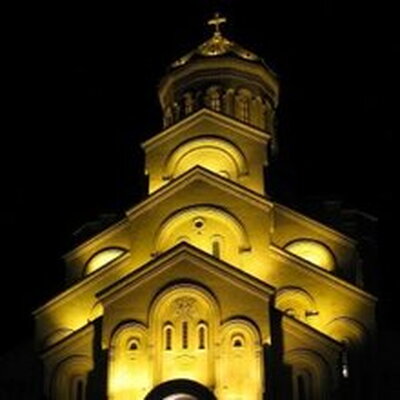 Sameba (Holy Trinity) Cathedral in Tbilisi, Georgia