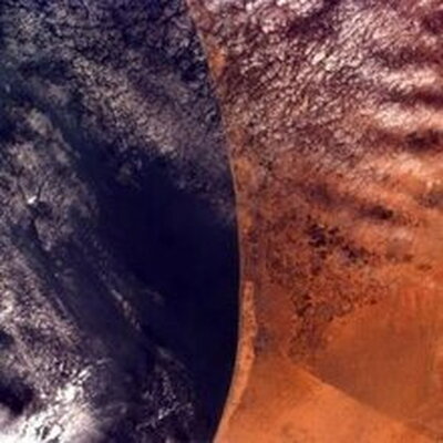 View from Space, Gaza Strip 